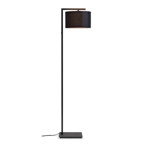 It's About Romi Vloerlamp ijzer/zwart Boston h.160cm/kap 32x20cm, zwart